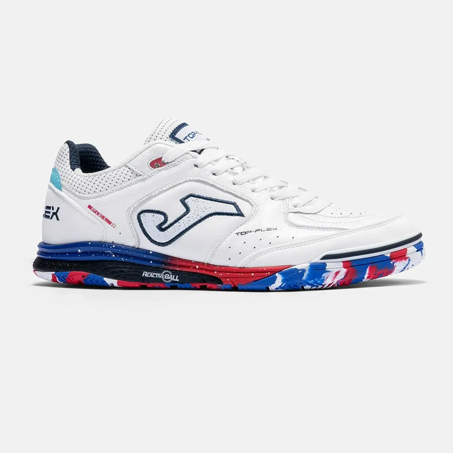 Zapatillas Joma De Futbol Unisex Sala Top Flex Rebound 2602 In color blanco | Platanitos