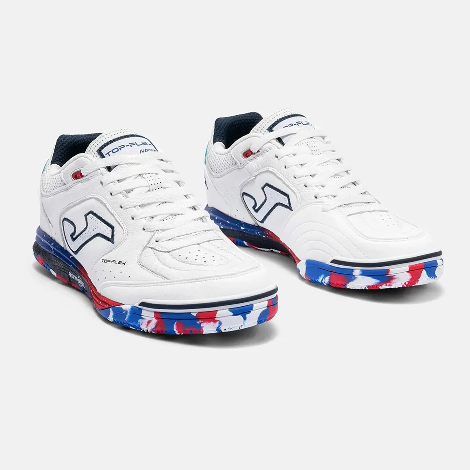 Zapatillas Joma De Futbol Unisex Sala Top Flex Rebound 2602 In color blanco | Platanitos