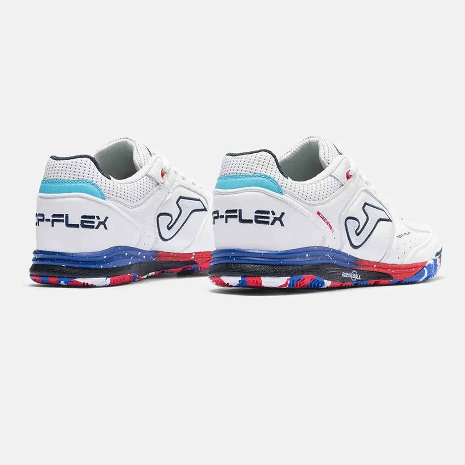 Zapatillas Joma De Futbol Unisex Sala Top Flex Rebound 2602 In color blanco | Platanitos