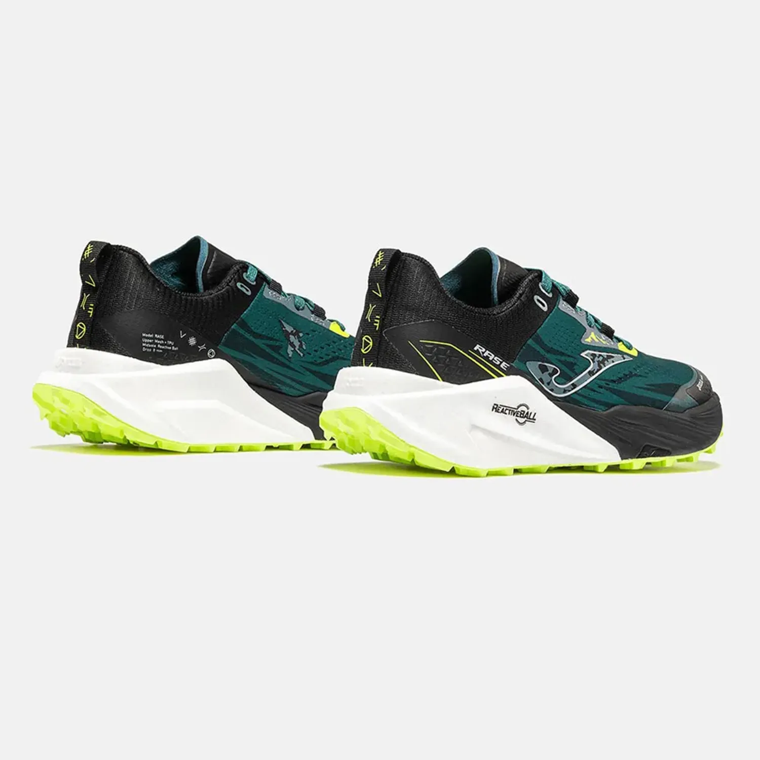 Zapatillas Joma Trail Running Hombre Rase 2617 color negro | Platanitos