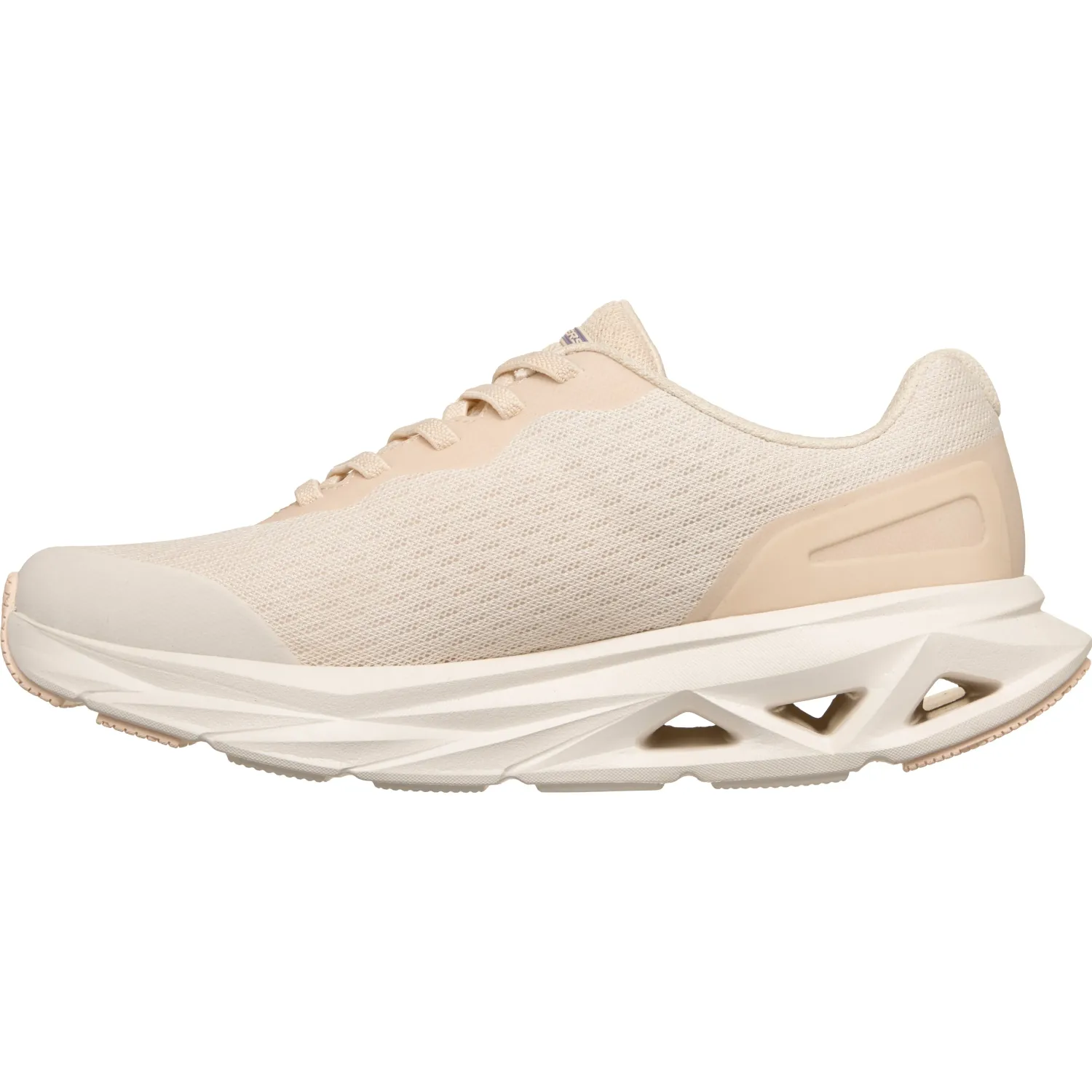 Zapatiilas Skechers Urbanas Mujer Glide-Step Vortex color blanco | Platanitos