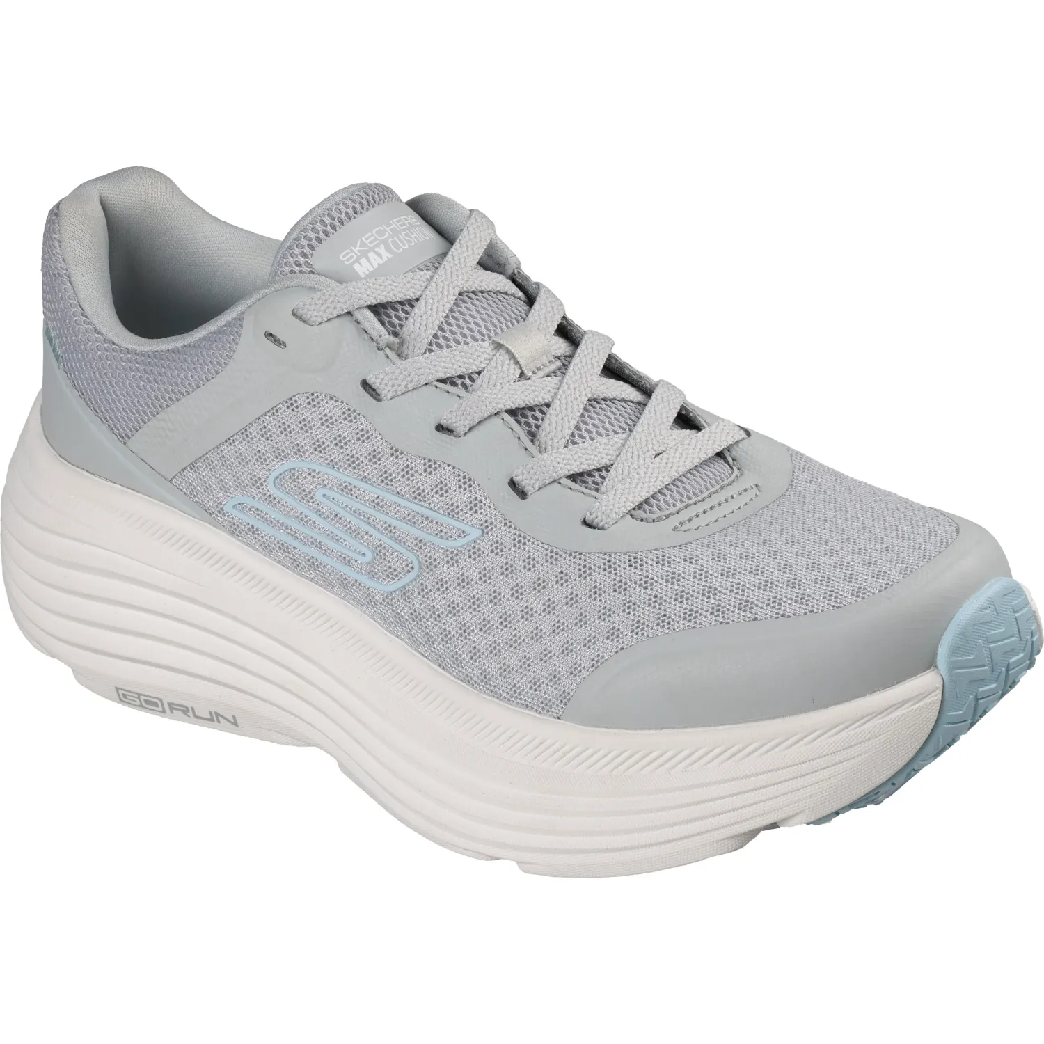 Zapatiilas Skechers Urbanas Mujer Max Cushioning Endeavour color gris | Platanitos