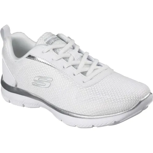 Zapatiilas Skechers Urbanas Mujer Pure Genius color blanco | Platanitos
