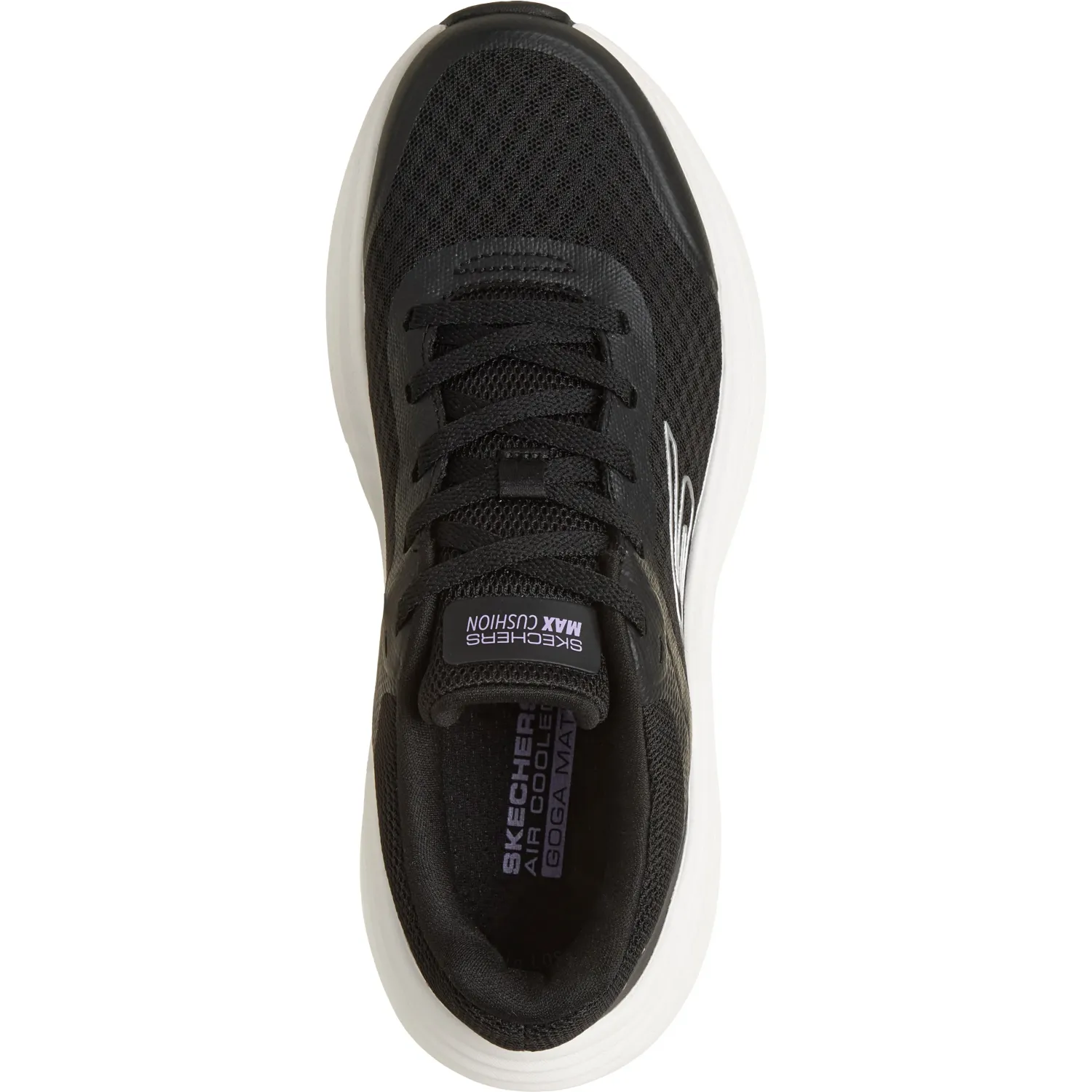Zapatiilas Skechers Urbanas Mujer Max Cushioning Endeavour color negro | Platanitos