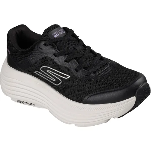 Zapatiilas Skechers Urbanas Mujer Max Cushioning Endeavour color negro | Platanitos