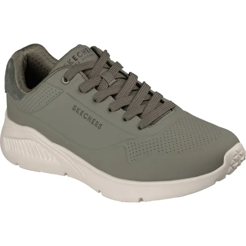 Zapatiilas Skechers Urbanas Hombre Uno Lite color verde | Platanitos