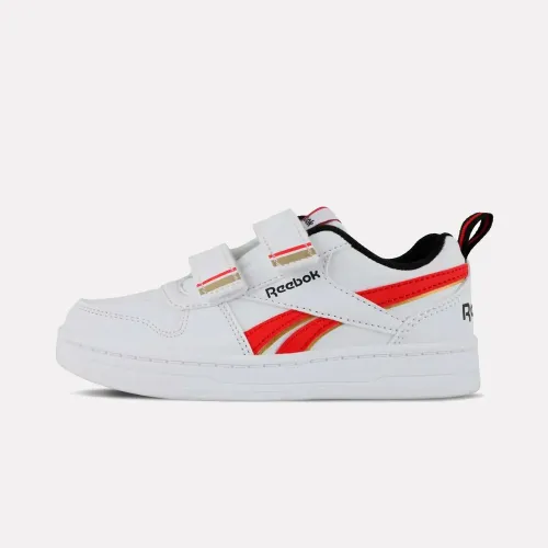 Zapatillas Reebok Urbanas Niños Royal Prime 2.0 Two Strap Hoop & Loop color blanco | Platanitos