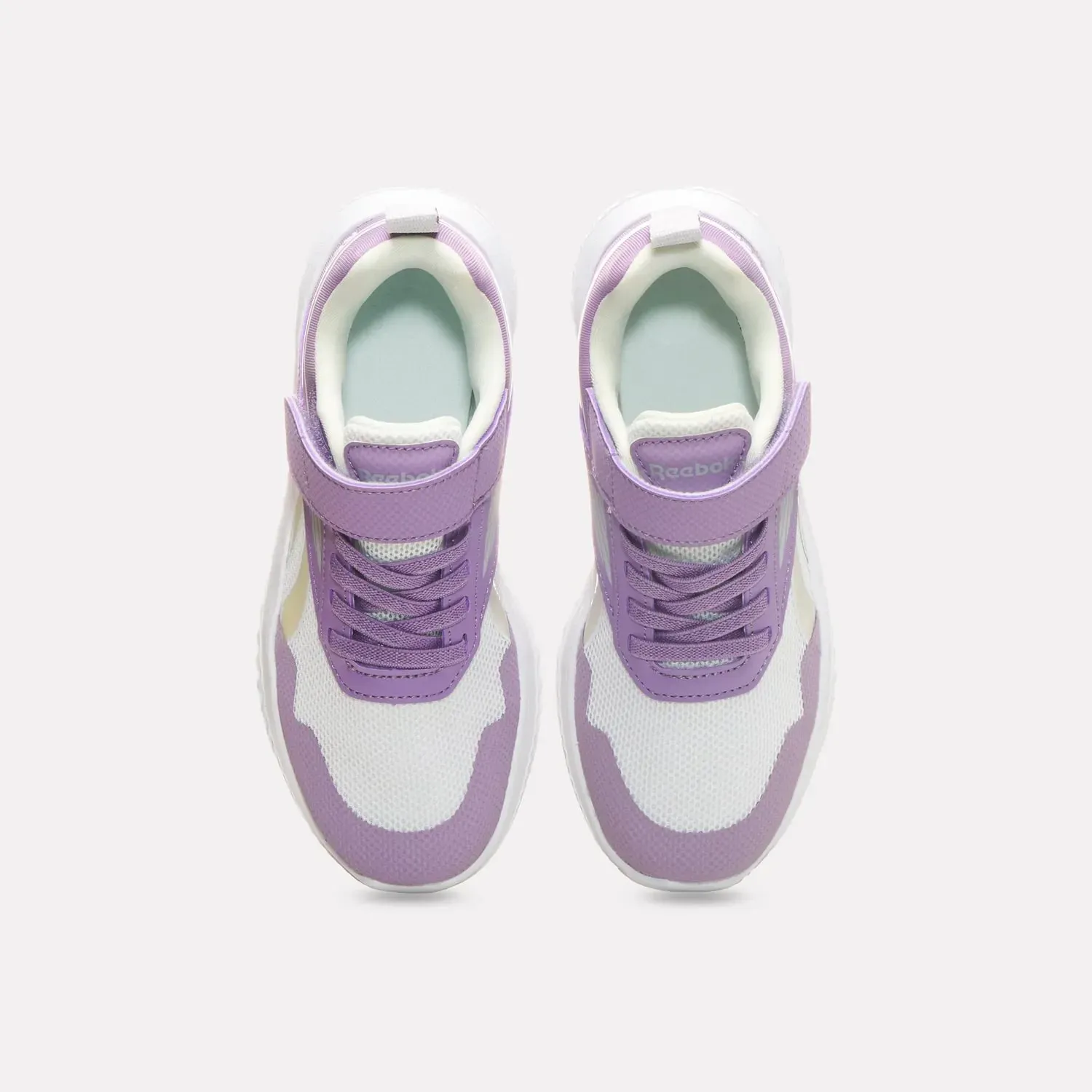 Reebok Zapatillas Reebok Running Niños Rush Runner 5 Elastic Lace & Top Strap color morado | Platanitos