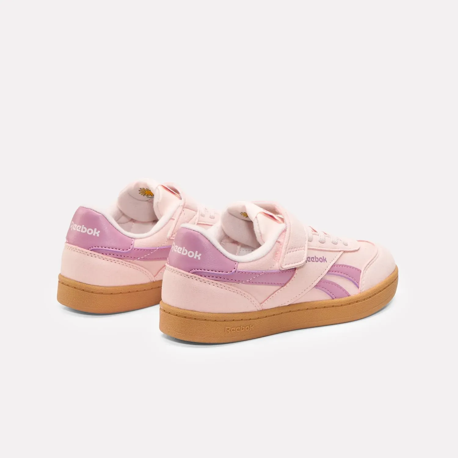 Reebok Zapatillas Reebok Urbanas Niños Smash Edge Elastic & Top Strap color rosa | Platanitos