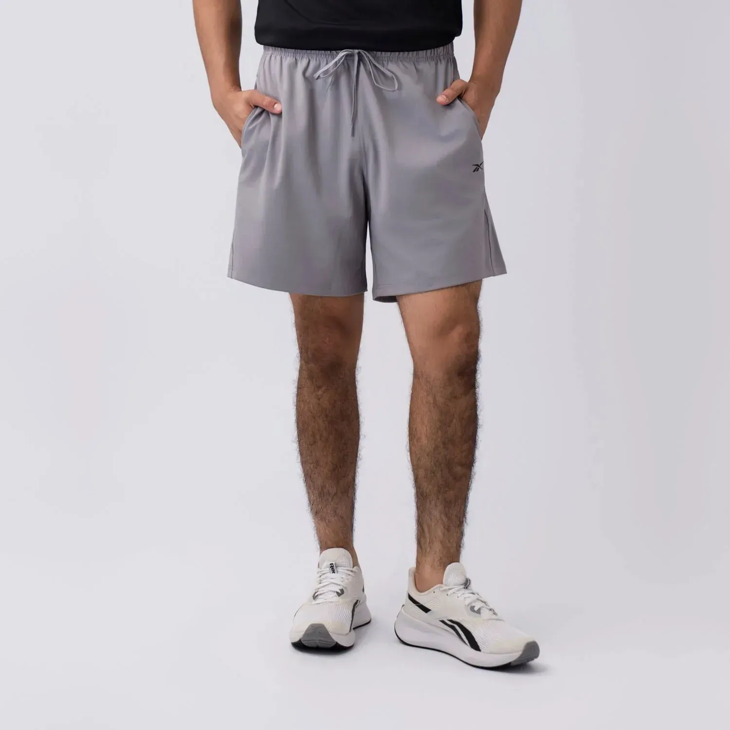 Short Reebok Training Hombre Id Train Knit Short 2.0 color gris | Platanitos