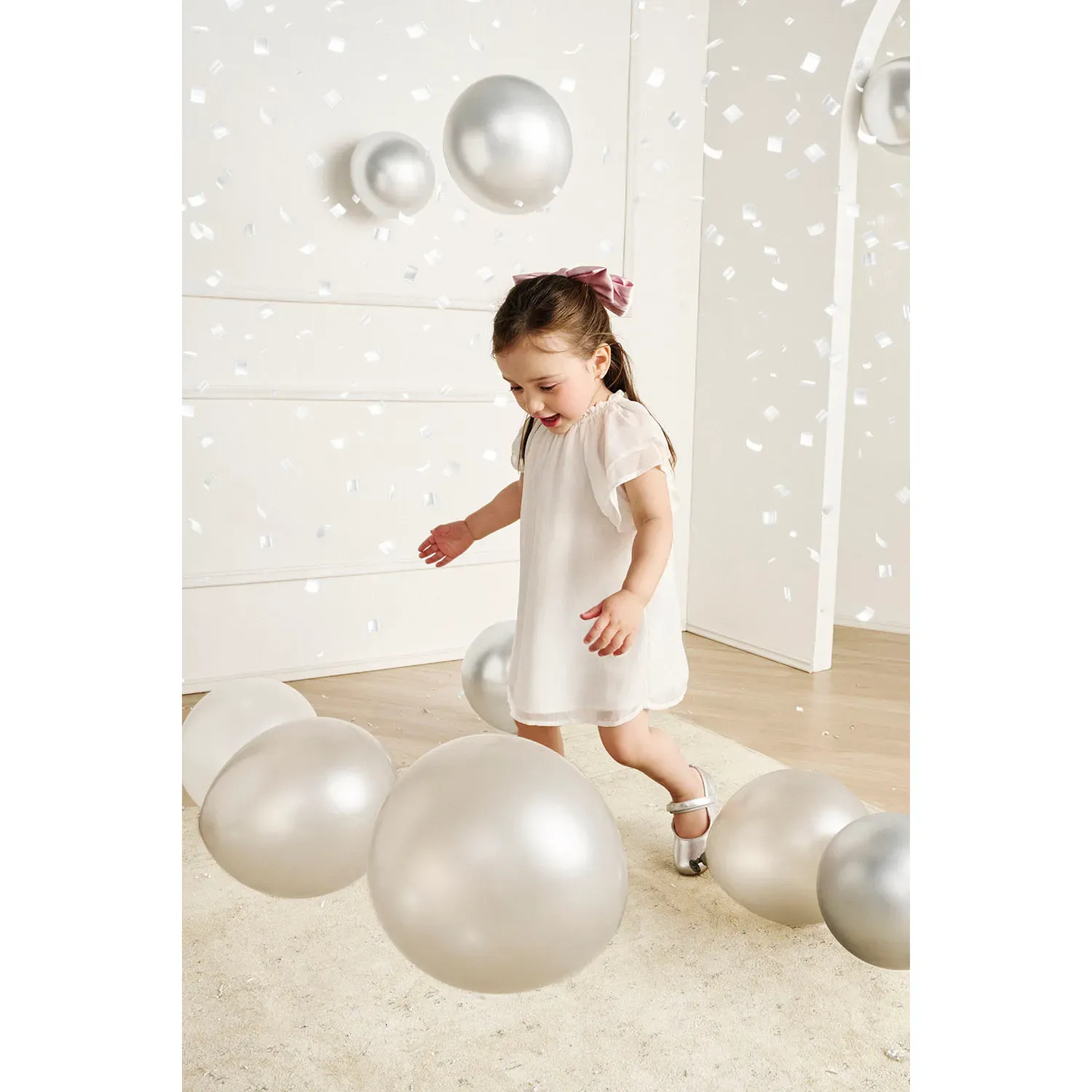 Vestido Colloky Bebita Vepy0809v26 color blanco | Platanitos