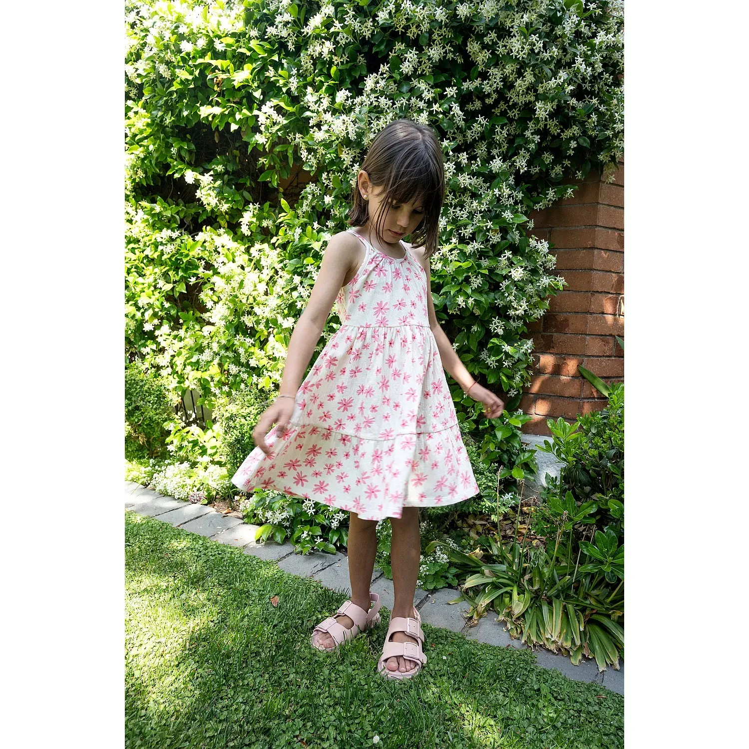 Vestido Colloky Niña Veje0684v26 color fucsia | Platanitos