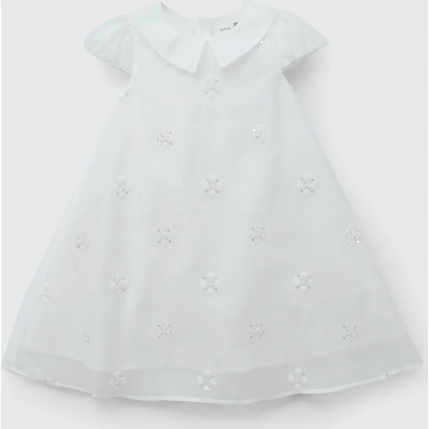 Colloky Vestido Colloky Niña Vepy1210v26 color blanco | Platanitos