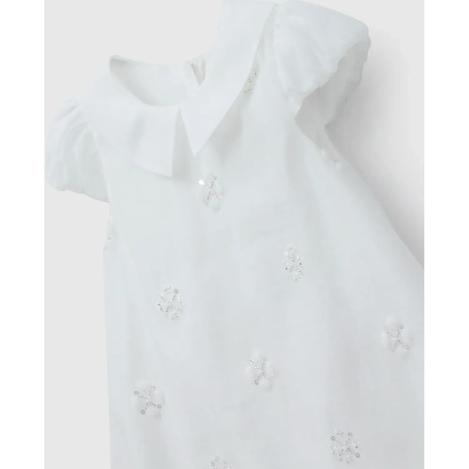 Colloky Vestido Colloky Niña Vepy1210v26 color blanco | Platanitos