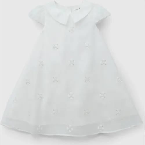 Vestido Colloky Niña Vepy1210v26 color blanco | Platanitos