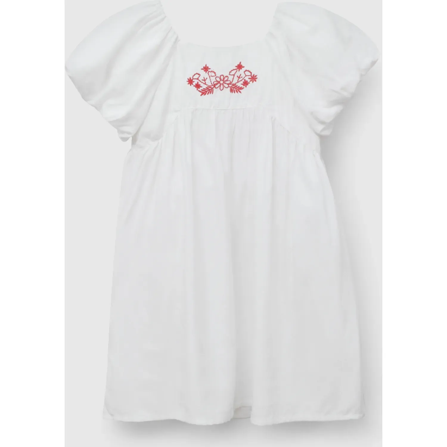 Vestido Colloky Niña Vevs0209v26 color blanco | Platanitos