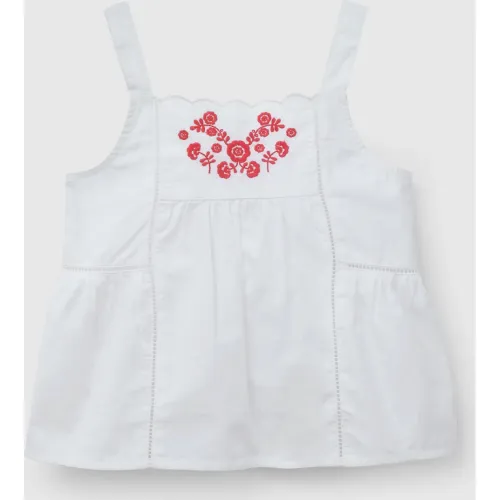 Blusa Colloky Niña Blvl1209v26 color blanco | Platanitos