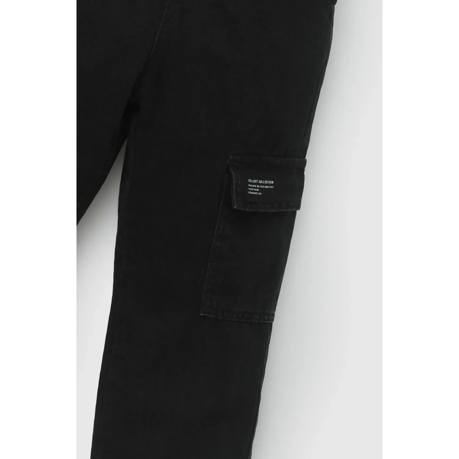 Jeans Colloky Niño Jeme0702v26 color negro | Platanitos
