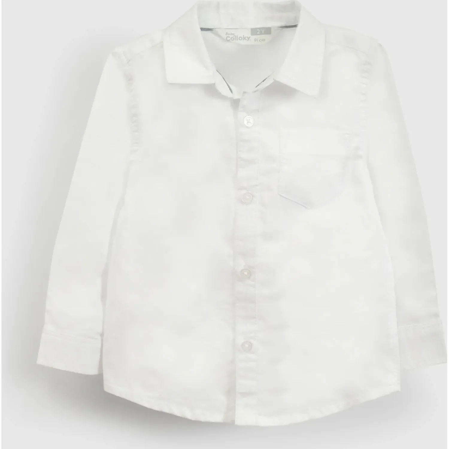 Colloky Camisa Colloky Manga Larga Bebito Caox0310v26 color blanco | Platanitos