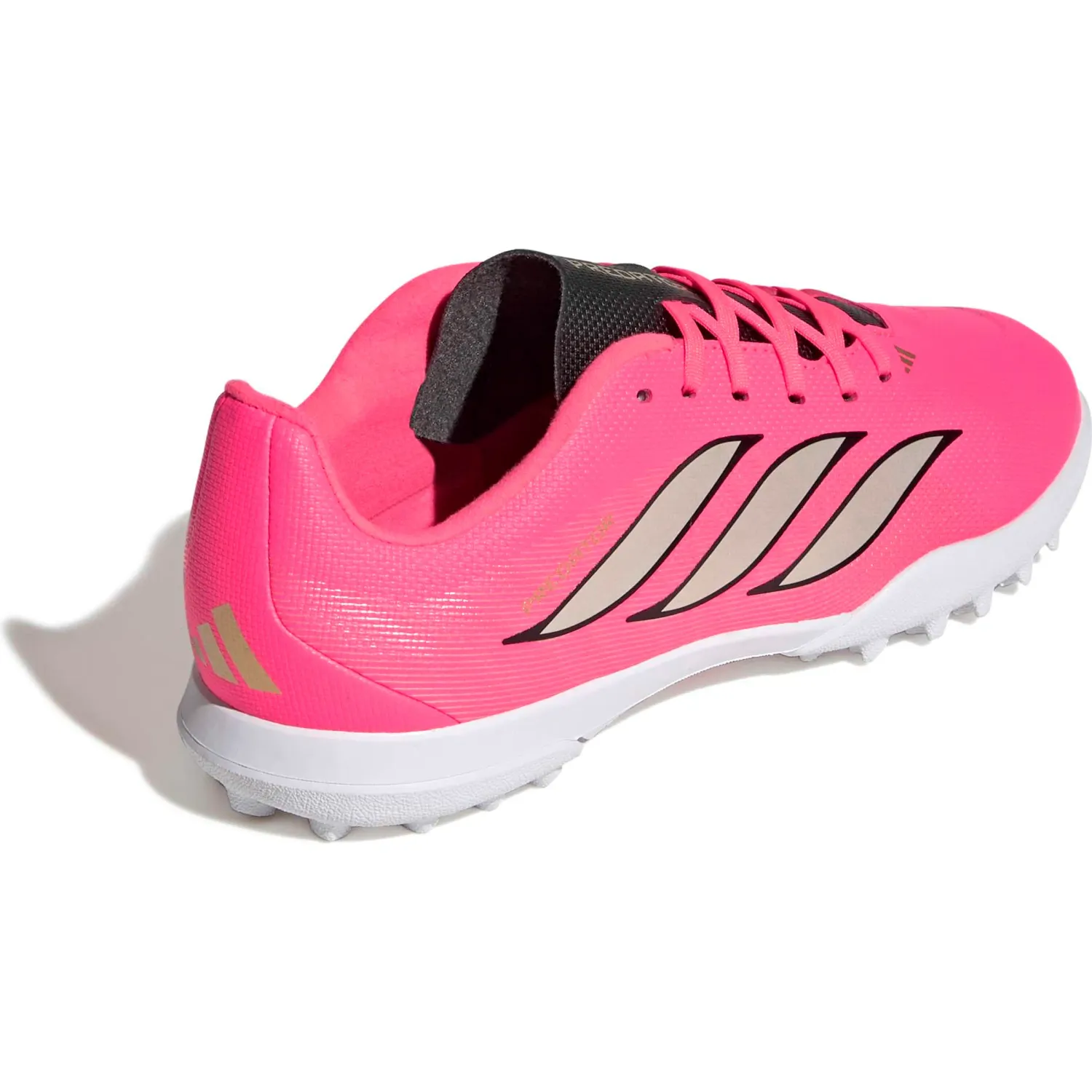 Zapatillas Adidas De Futbol Juvenil Predator Club Tf J color rosado/fucsia | Platanitos