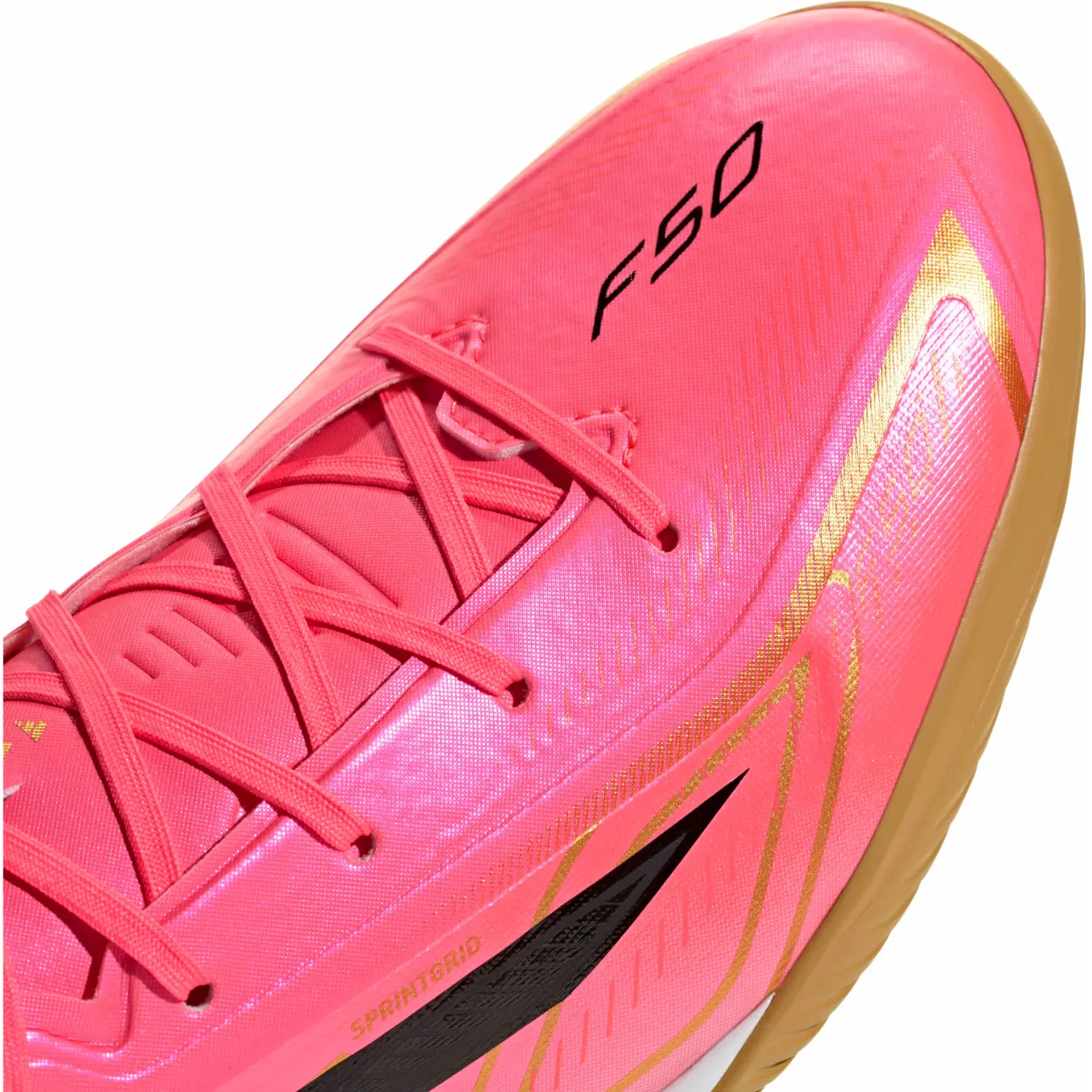Zapatillas Adidas De Futbol Unisex F50 Hyperfast League In color rosado/fucsia | Platanitos