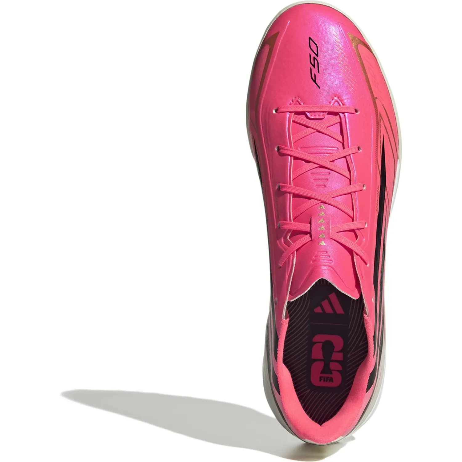 Zapatillas Adidas De Futbol Unisex F50 Hyperfast League Tf color rosado/fucsia | Platanitos