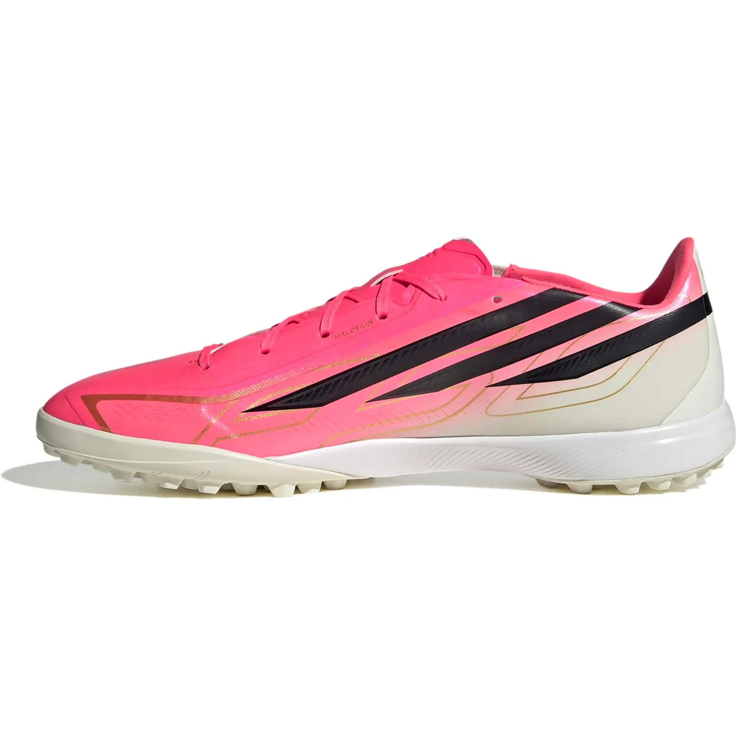 Zapatillas Adidas De Futbol Unisex F50 Hyperfast League Tf color rosado/fucsia | Platanitos