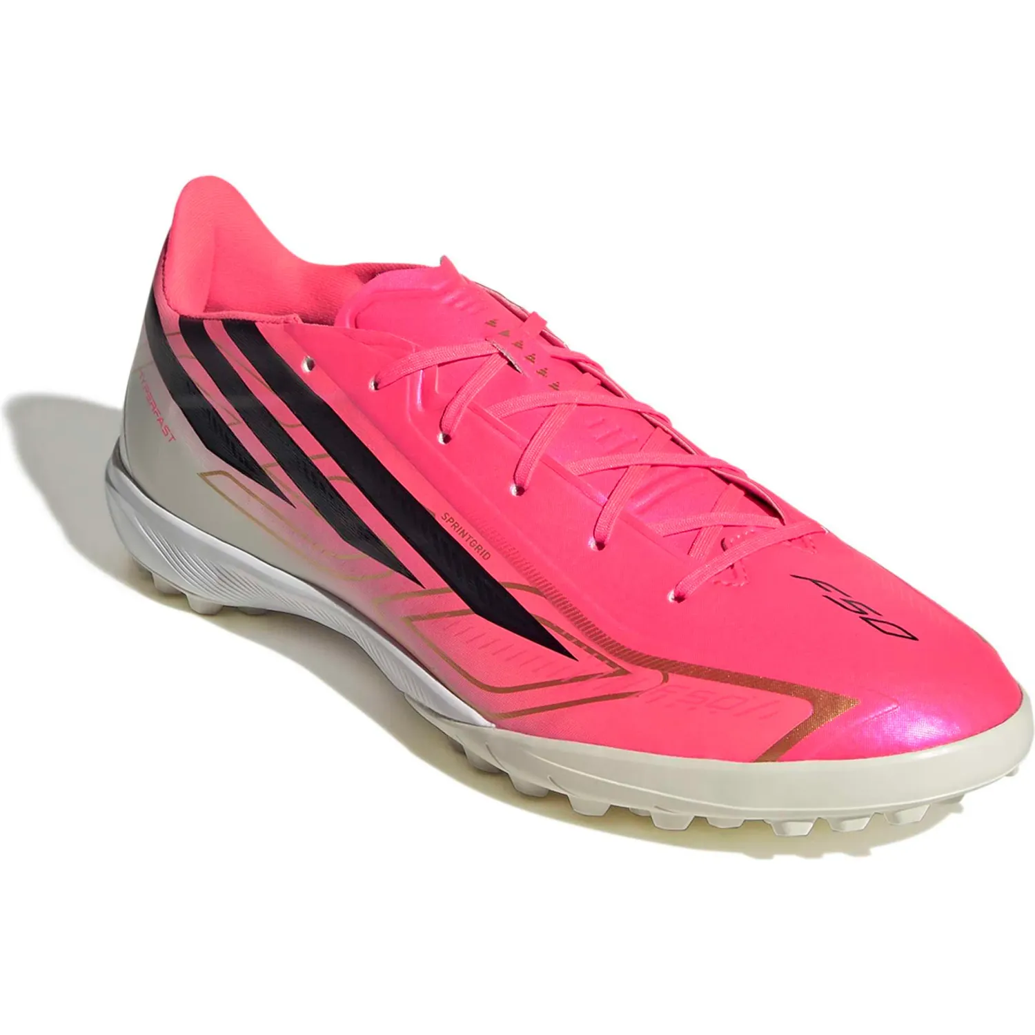 Zapatillas Adidas De Futbol Unisex F50 Hyperfast League Tf color rosado/fucsia | Platanitos