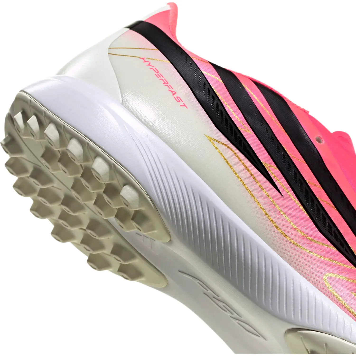 Zapatillas Adidas De Futbol Unisex F50 Hyperfast League Tf color rosado/fucsia | Platanitos