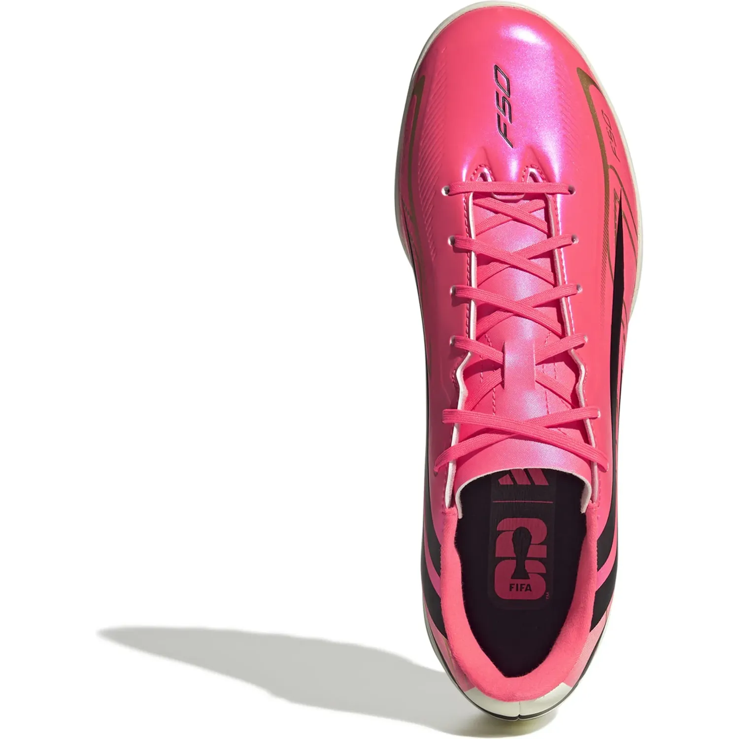 Zapatillas Adidas De Futbol Unisex F50 Hyperfast Club Tf color rosado/fucsia | Platanitos