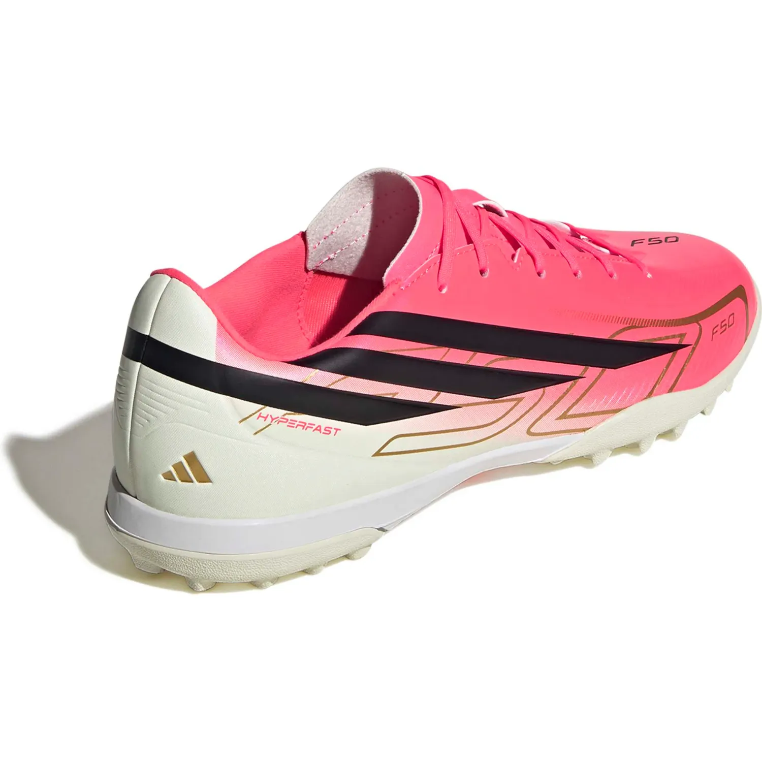 Zapatillas Adidas De Futbol Unisex F50 Hyperfast Club Tf color rosado/fucsia | Platanitos