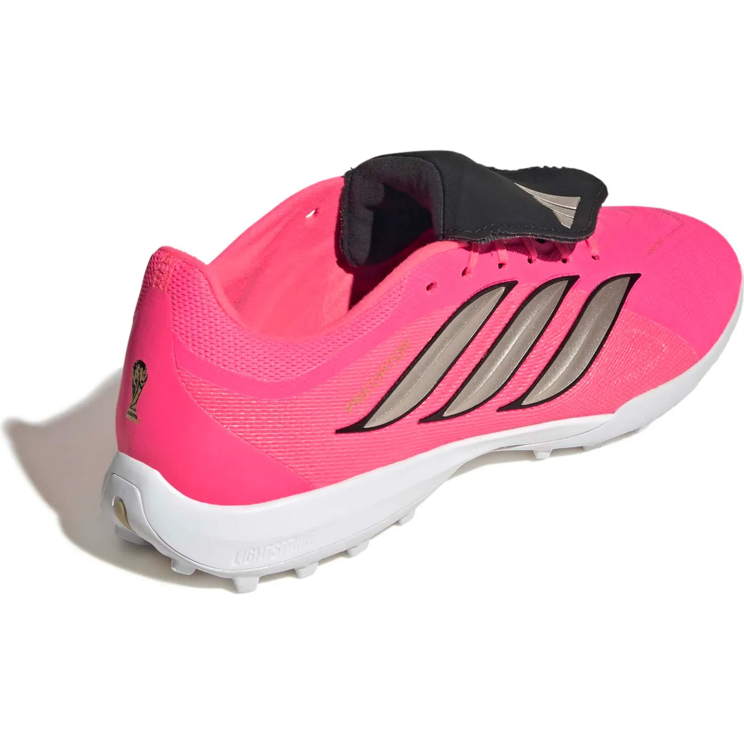 Zapatillas Adidas De Futbol Unisex Predator League Ft Tf color rosado/fucsia | Platanitos