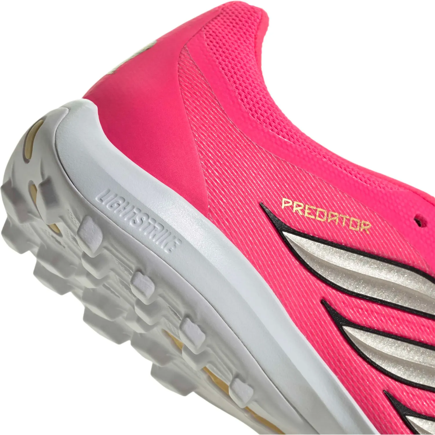 Zapatillas Adidas De Futbol Unisex Predator League Ft Tf color rosado/fucsia | Platanitos