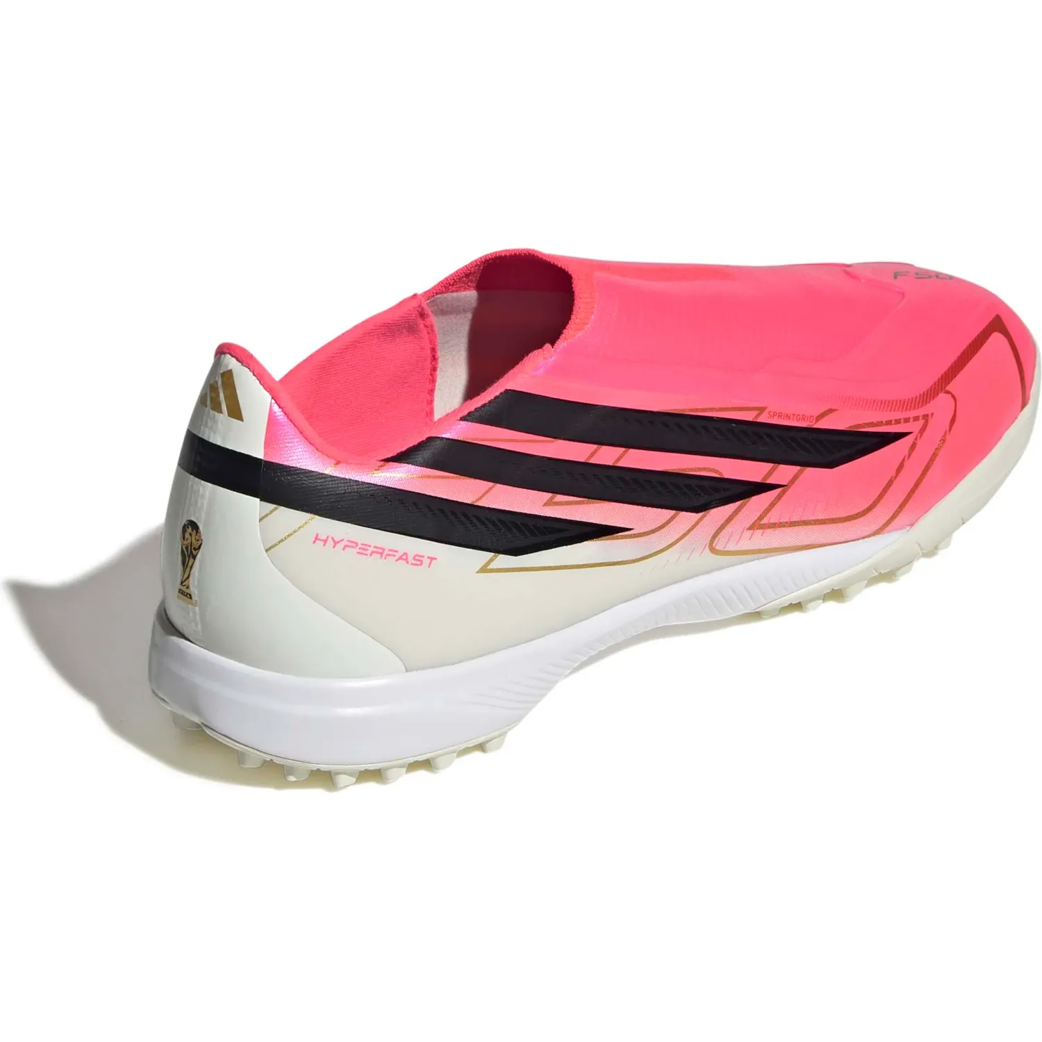 Zapatillas Adidas De Futbol Unisex F50 Hyperfast League Ll Tf color rosado/fucsia | Platanitos