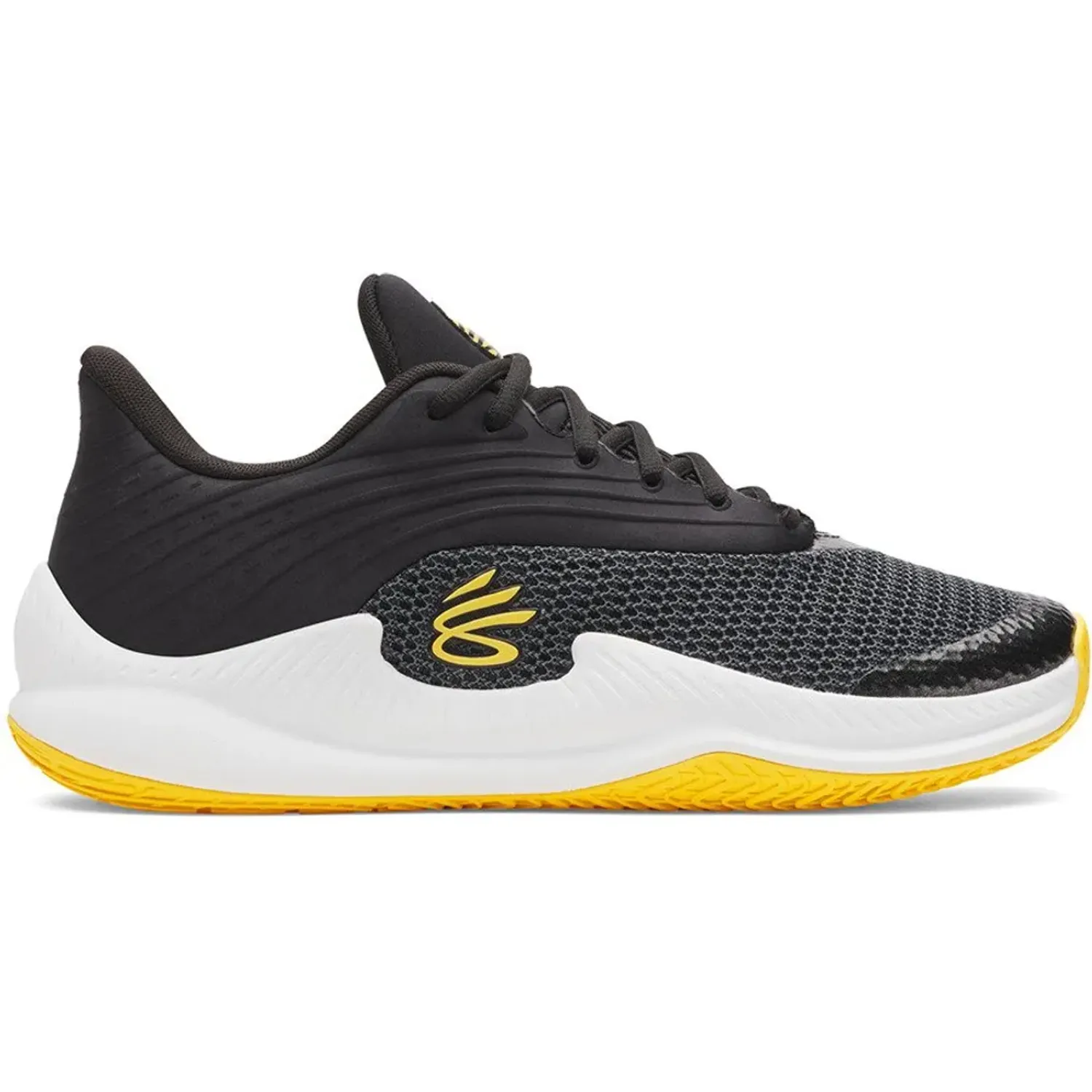 Zapatillas Under Armour De Basquet Hombre Curry Splash 26 color negro | Platanitos