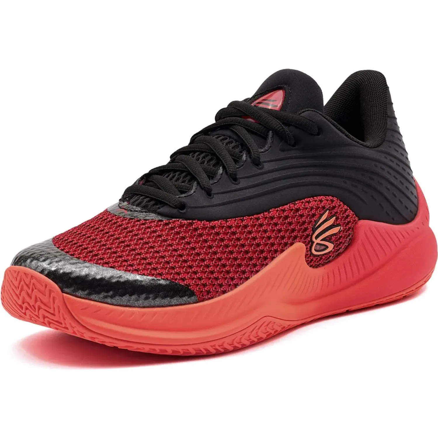 Zapatillas Under Armour De Basquet Hombre Curry Splash 26 color negro/naranja | Platanitos