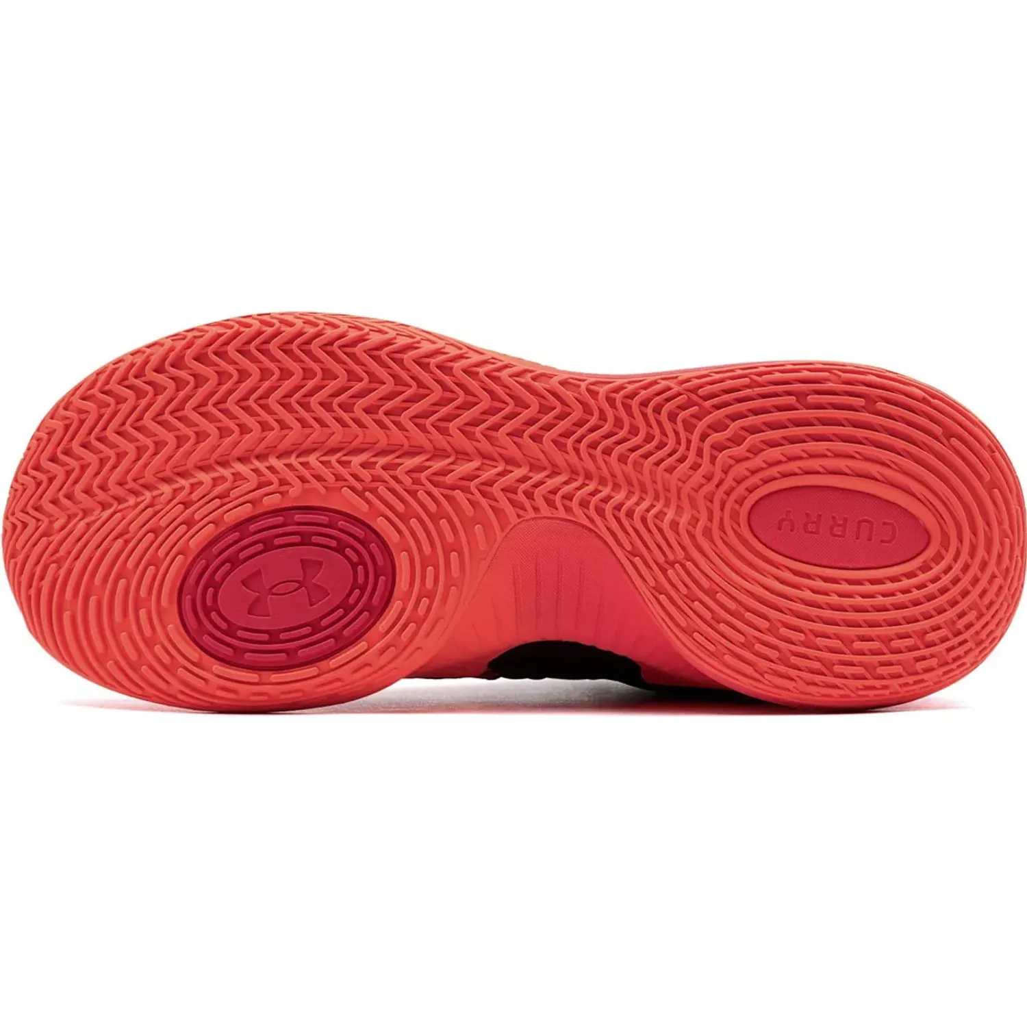 Zapatillas Under Armour De Basquet Hombre Curry Splash 26 color negro/naranja | Platanitos
