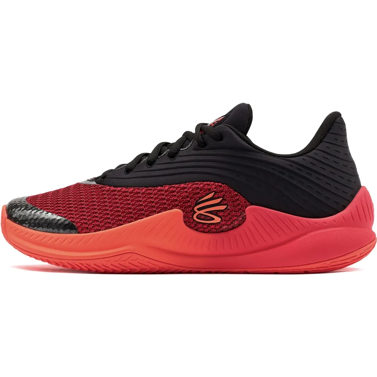 Zapatillas Under Armour De Basquet Hombre Curry Splash 26 color negro/naranja | Platanitos