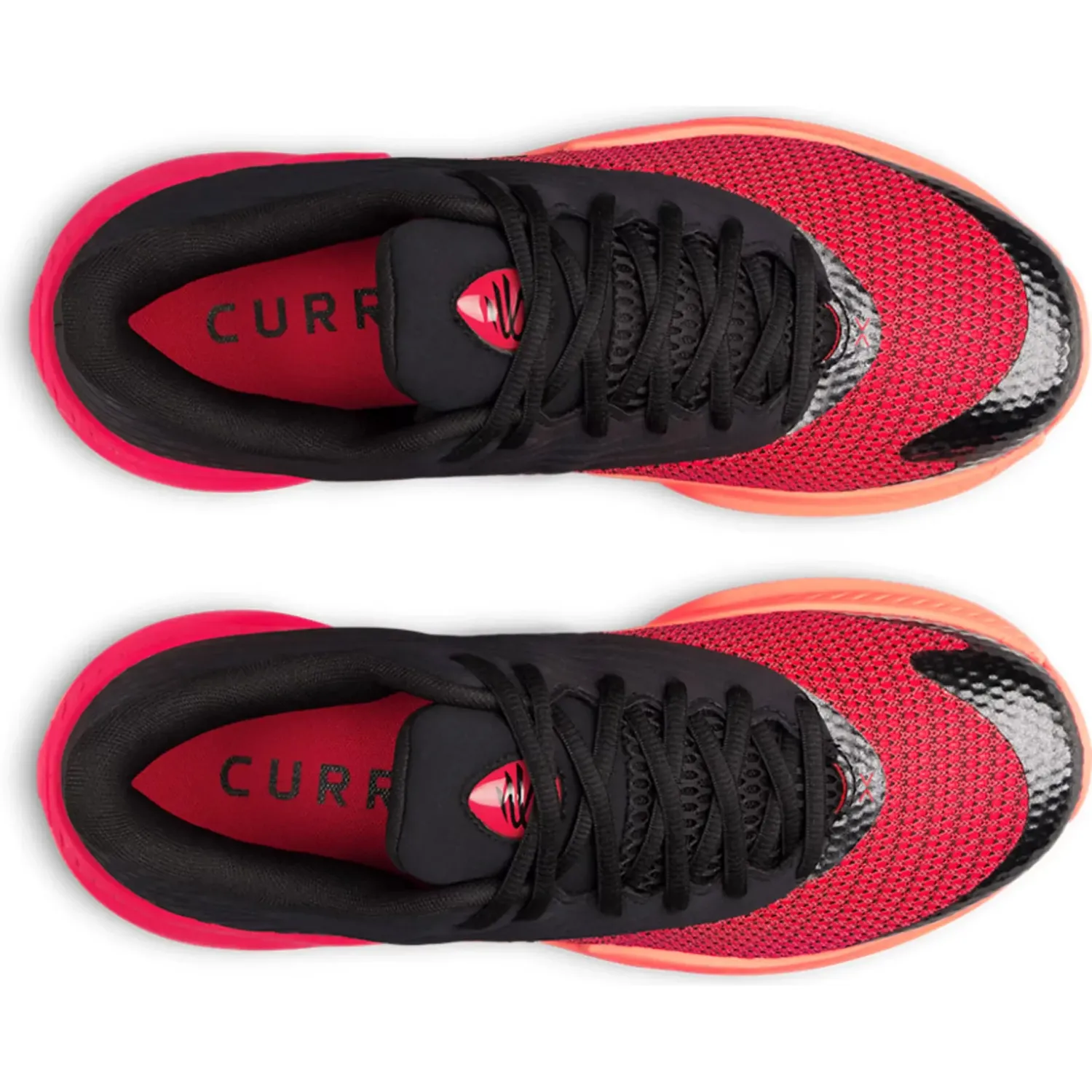Zapatillas Under Armour De Basquet Hombre Curry Splash 26 color negro/naranja | Platanitos