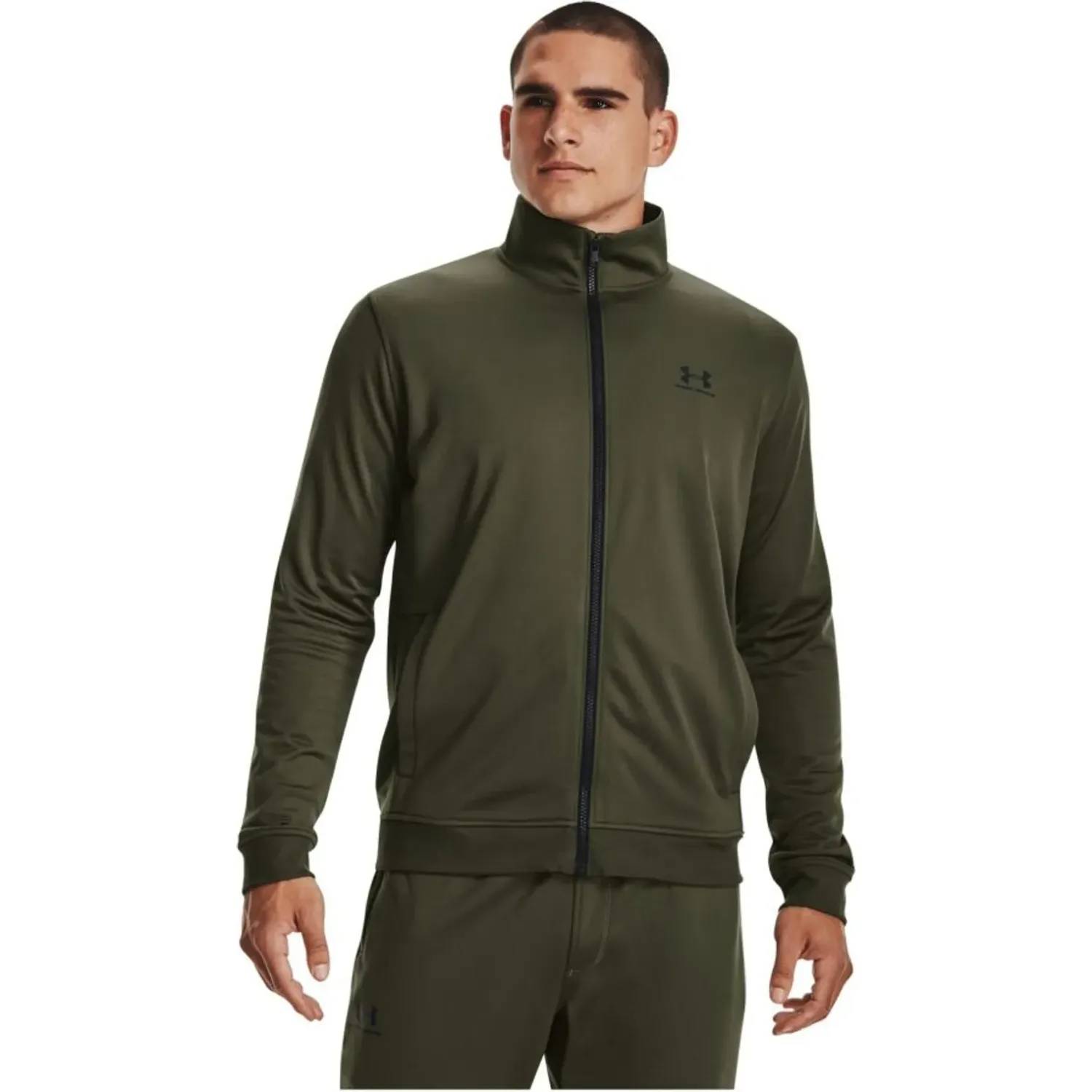 Casaca Under Armour Urbana Hombre Tricot Jacket color verde | Platanitos