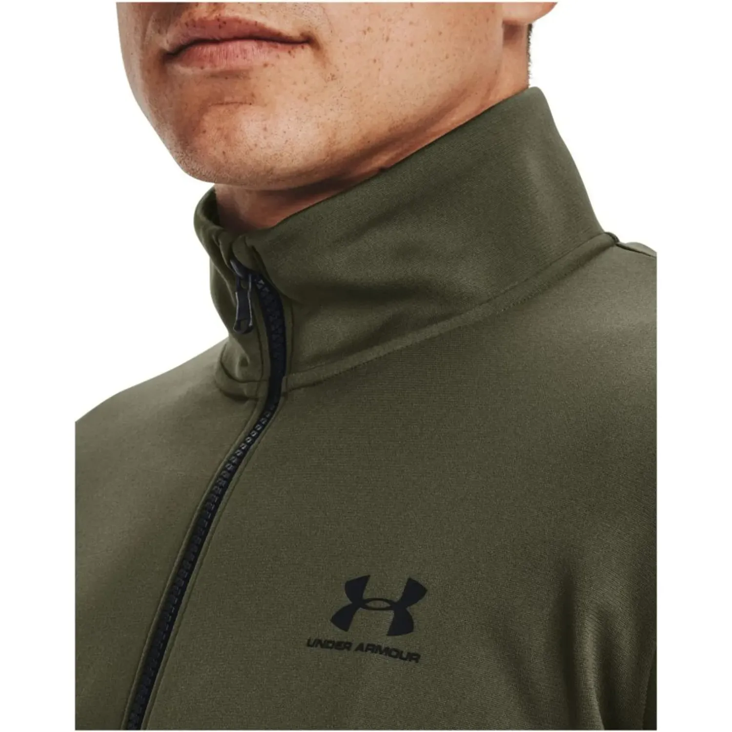 Casaca Under Armour Urbana Hombre Tricot Jacket color verde | Platanitos
