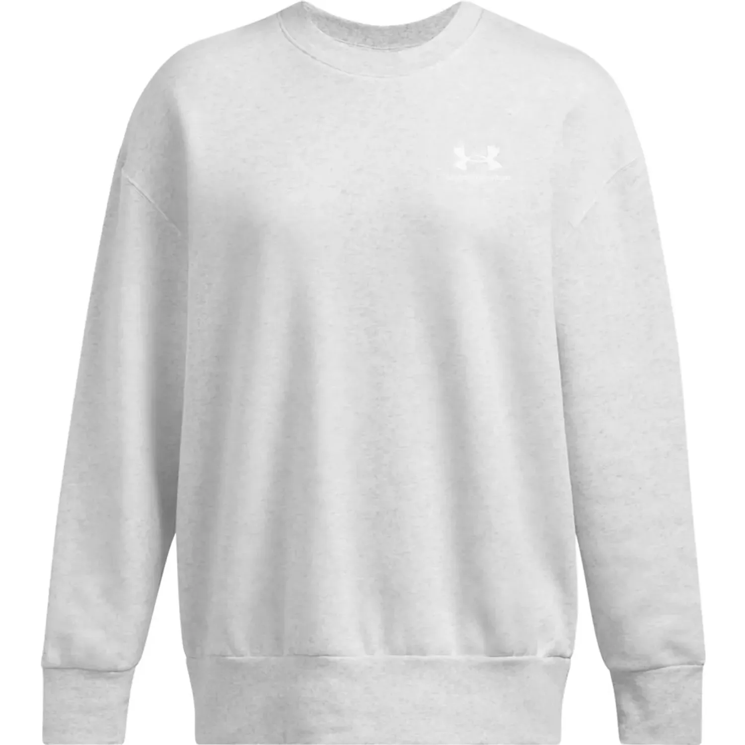 Polera Under Armour Urbana Mujer Icon Fleece Os Crew color gris | Platanitos