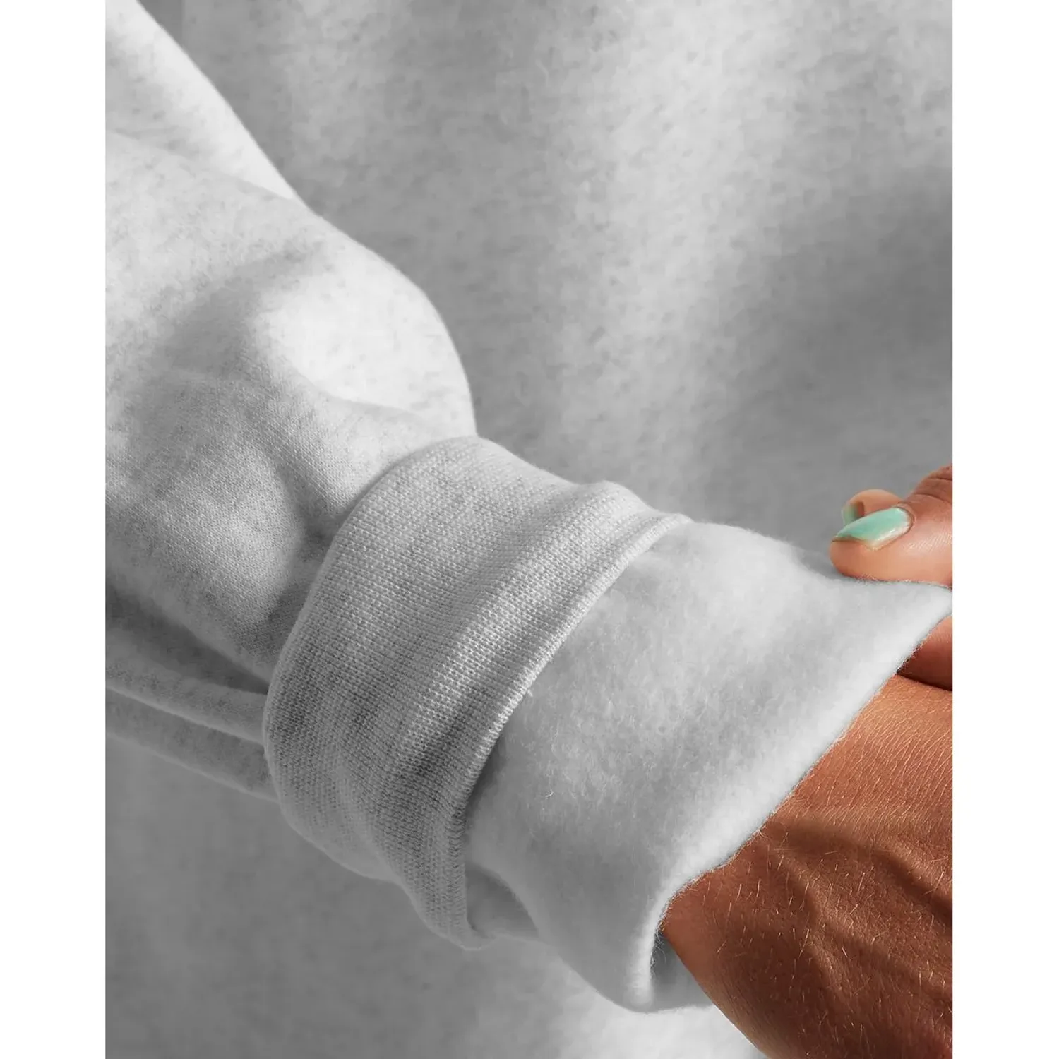 Polera Under Armour Urbana Mujer Icon Fleece Os Crew color gris | Platanitos