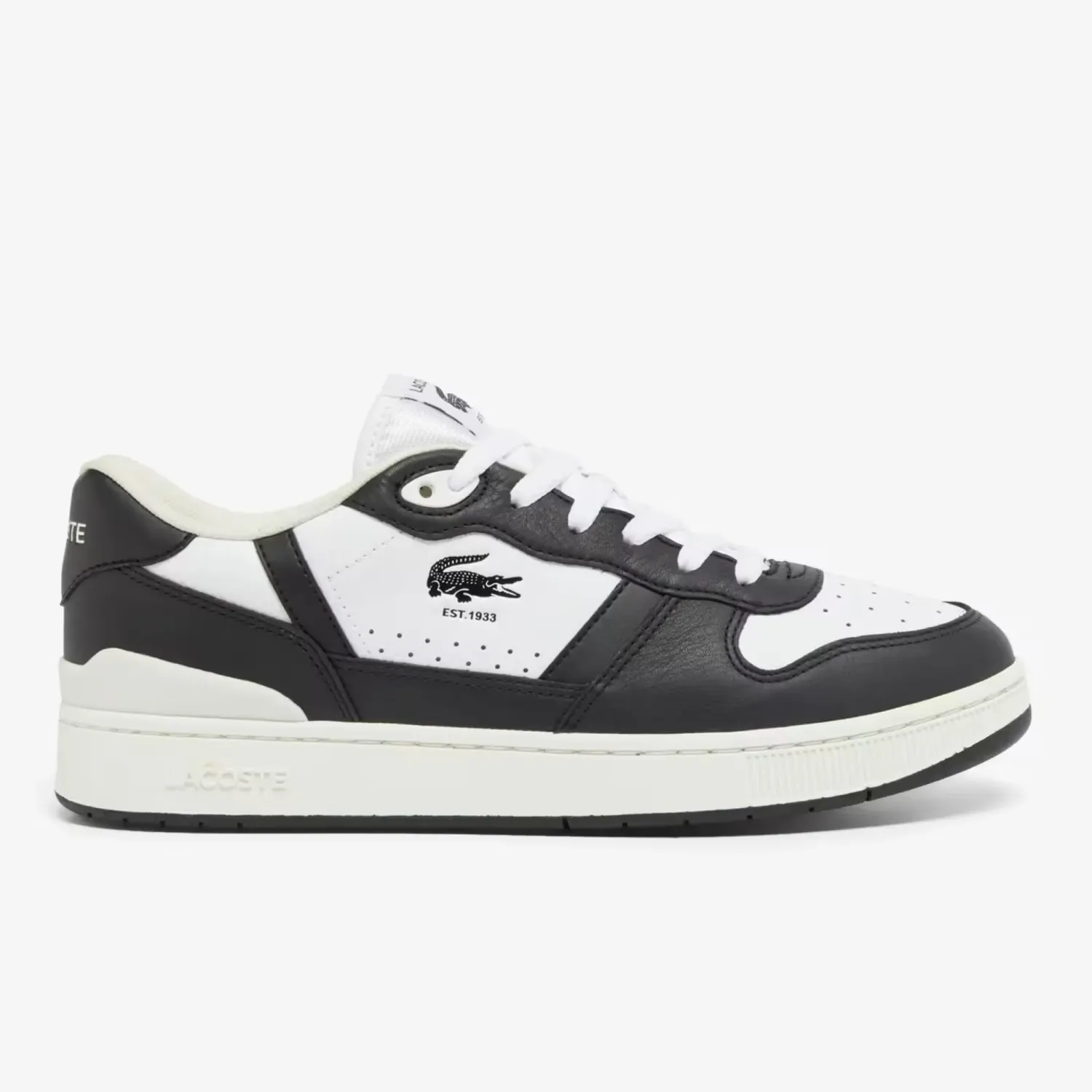 LACOSTE Zapatillas Lacoste Urbanas Hombre T-Cllip Set 224 6 color blanco / negro | Platanitos