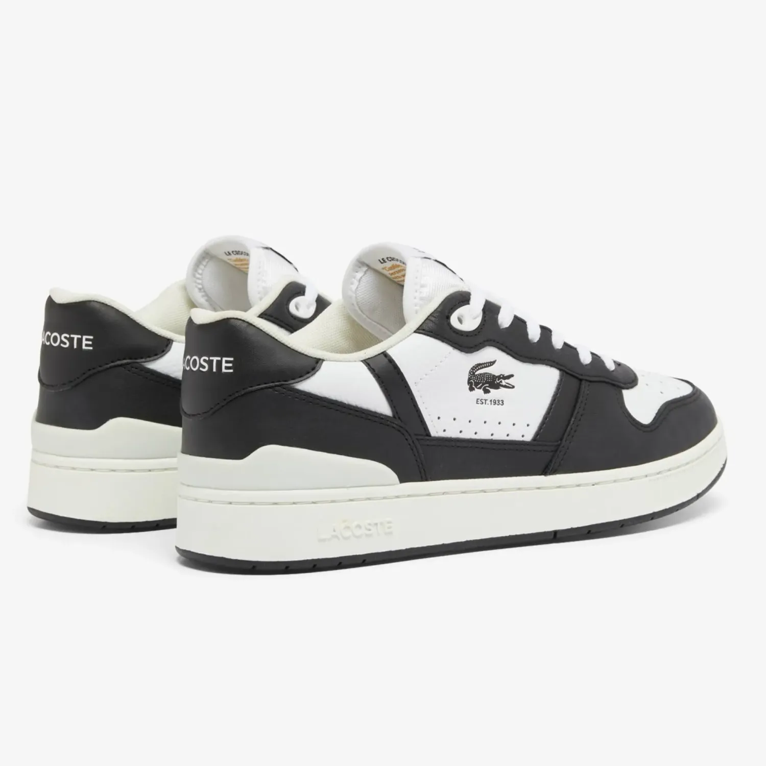 LACOSTE Zapatillas Lacoste Urbanas Hombre T-Cllip Set 224 6 color blanco / negro | Platanitos