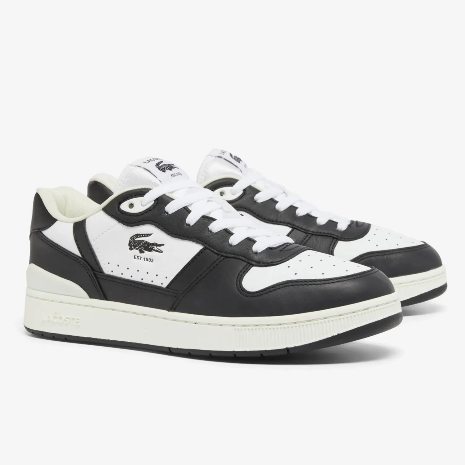 LACOSTE Zapatillas Lacoste Urbanas Hombre T-Cllip Set 224 6 color blanco / negro | Platanitos