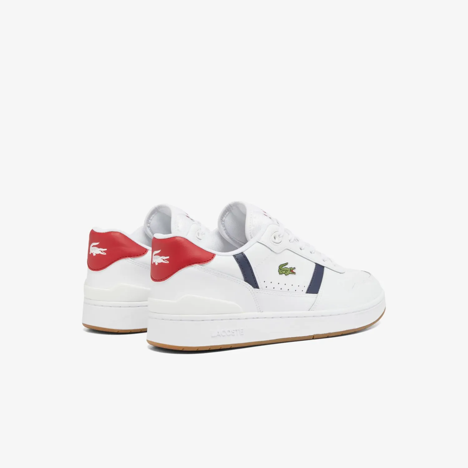 Zapatillas Lacoste Urbanas Hombre T-Cllip Set 224 8 color blanco | Platanitos