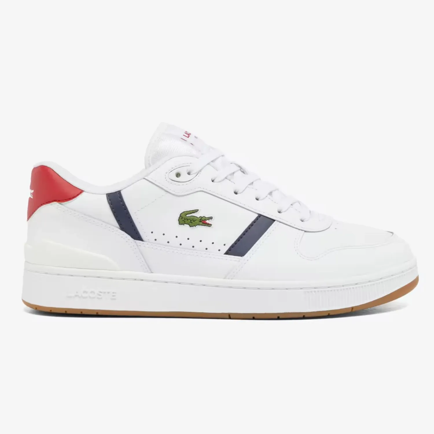 Zapatillas Lacoste Urbanas Hombre T-Cllip Set 224 8 color blanco | Platanitos