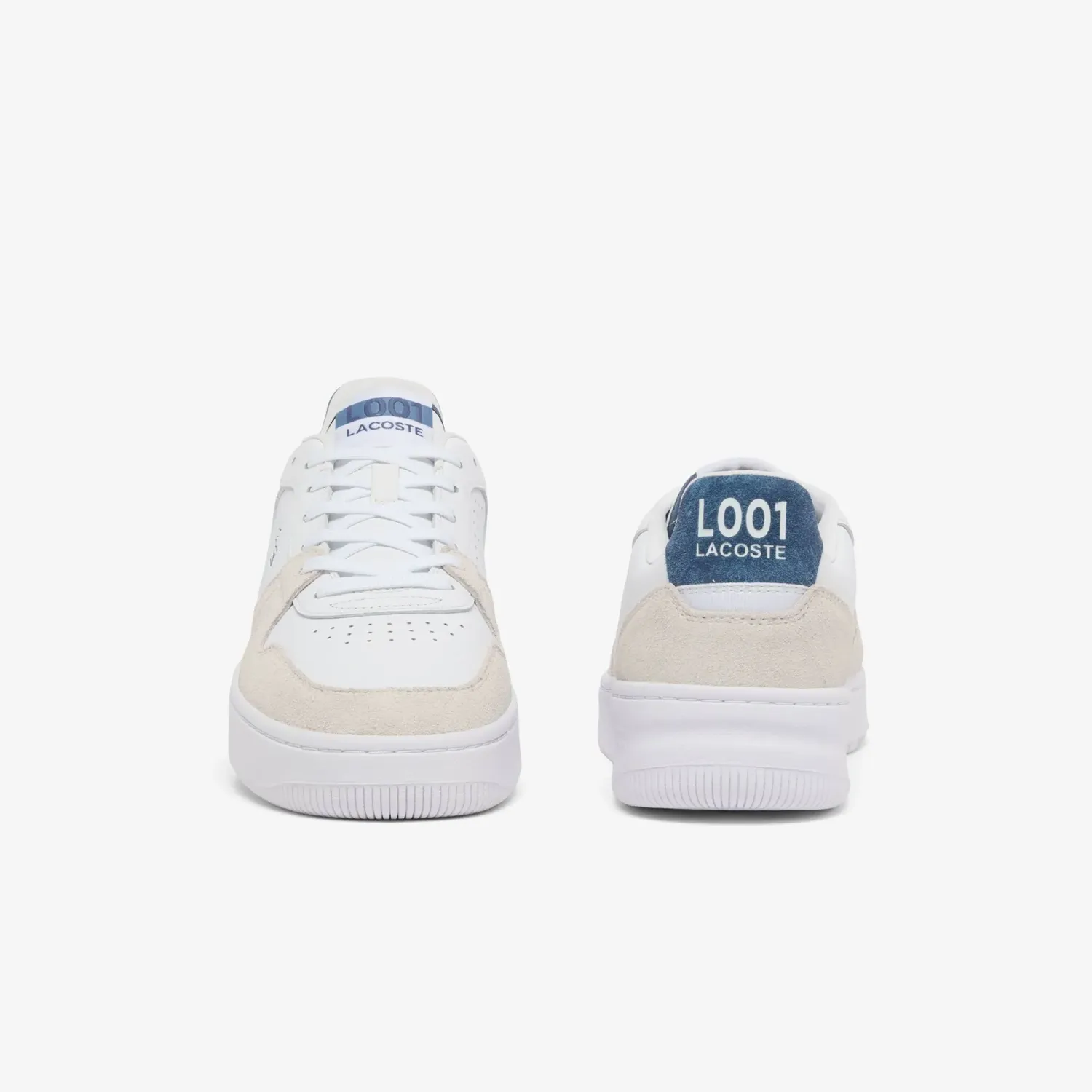 Zapatillas Lacoste Urbanas Hombre L001 Set color blanco / azul | Platanitos