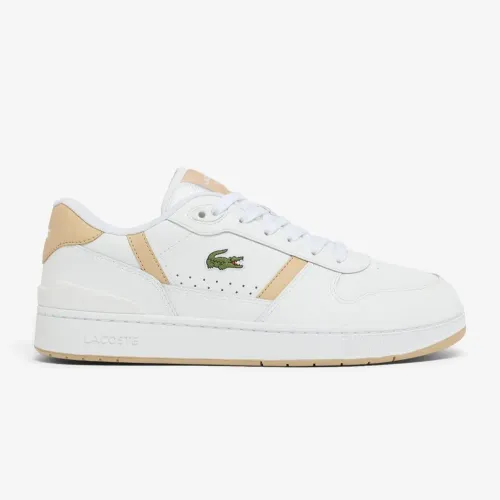 Zapatillas Lacoste Urbanas Hombre T-Clip Set 126 color blanco | Platanitos